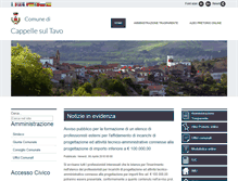 Tablet Screenshot of cappellesultavo.gov.it